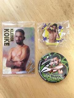 超RIZIN.4　クレベルコイケ　アクリルスタンド　缶バッジ　ウエハース