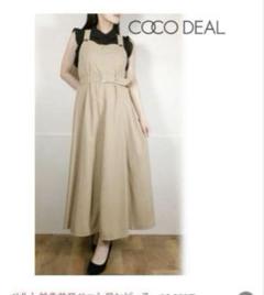 COCO DEAL ベルト付きフレアサロペット - メルカリ