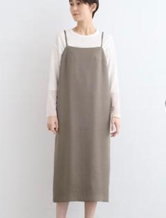☆美品☆INDIVI キャミワンピース　オリーブ　Mサイズ