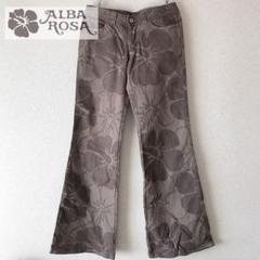 ALBA ROSA フラワープリント フレアパンツ　ハイビスカス ギャル y2k