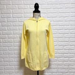 courreges クレージュ【40】パーカー イエロー 日本製 ワールド