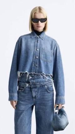 新品未使用　ZARA✖️メゾンスペシャル　ドッキングデニムジャケット　コート MAISON SPECIAL - ZARA✖️メゾンスペシャル ドッキングデニム