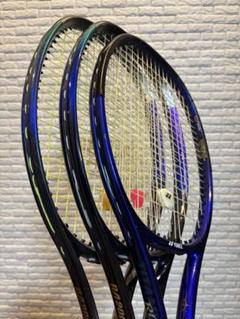 ボール付YONEX RA2000 LONG他硬式テニスラケット3本セット ボール付YONEX RA2000 LONG他硬式テニスラケット3本セット