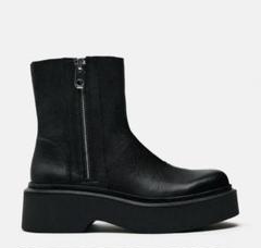 ✨美品✨ ZARA ザラ サイドゴア ショートブーツ 25cm ブラック 黒 2025年最新】ZARA サイドゴアブーツの人気アイテム - メルカリ