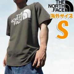 ノースフェイス Tシャツ カーキ メンズ 半袖 海外S 日本M相当 HD