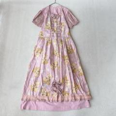 PINK HOUSE 2020カットソーワンピース(未使用) セール】 【オンライン先行商品】misako×erinko フリル衿付き
