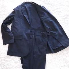 極美品✨ユニクロ 感動ジャケット スーツ セットアップ 夏 ブラック L 洗える