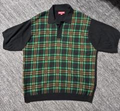 supreme Plaid Knit S/S Polo
