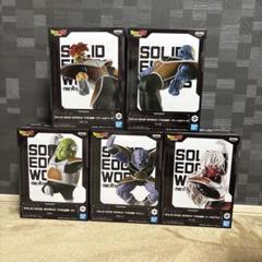 最安値‼️ギニュー特戦隊 出陣 5体セット BANPRESTO ☆ドラゴンボールZ SOLID EDGE WORKS-THE出陣
