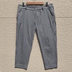 美品 SPICK AND SPAN クロップドパンツ 白 黒 40