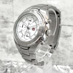 レア✨ 美品 ホンダ SEIKO製 腕時計 クロノ シルバー ホワイト 入手困難