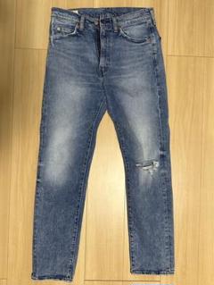 【送料込】リーバイス ストレートダメージデニムパンツ