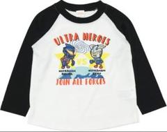 新品☆120cm ウルトラマンゼロ 長袖Tシャツ ラグランロンT キッズ 男の子