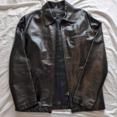 断捨離SALE！A.P.C. レザージャケット MA-1 ブラック