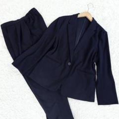 大きいサイズ ルイルエブティック パンツスーツ ストレッチ