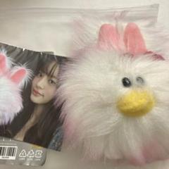 ILLIT ミンジュ キーリング Plush Keyring ぬいぐるみ ILLIT ミンジュ 公式PLUSH KEYRINGぬいぐるみ キーホルダー