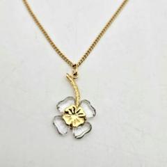 SWAROVSKI フラワーペンダントトップ ネックレス　〈514-2〉