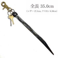 スタッズキーホルダー［sh275-1271］高級レザーCALEEキャリー風 CALEE - スタッズキーホルダー［sh275-1462］国産レザーCALEE