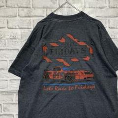 USA製90sヴィンテージTシャツ！シングルステッチ　グレー半袖古着　XL77