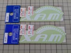 正規品 X.A.M ステッカー 2枚90×36mm XAM ザム スプロケット