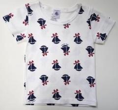 新品 Petit Bateauプチバトー　Tシャツ　カットソー　86　ヨット柄