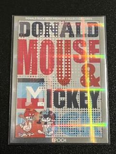 ディズニー100 エポック　ドナルドダック　2枚セット Disney創立100周年<br>EPOCH 2023 Premier Edition Collection