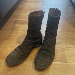 #グイディ#GUIDI スエード ジッパー付き ブーツ　⭐︎希少