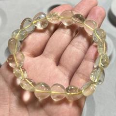 希少リビアングラス シュワシュワ多い 粒11mm 内径17cm 00019