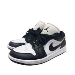 O17513 美品 NIKE WMNS JORDAN1 LOW パンダ 24cm NIKE Women's AIR JORDAN 1 LOW 
