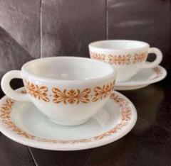 Old Pyrex オールドパイレックス　ランチプレート　カッパーフィリグリー Old Pyrex オールドパイレックス ランチプレート カッパー