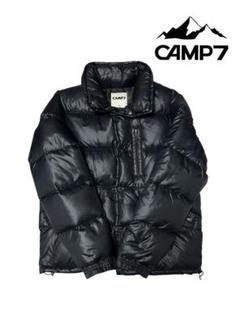 y2k camp7リアルファーダウンジャケット　肉厚　短丈　お兄系　L 黒 y2k camp7リアルファーダウンジャケット 肉厚 短丈 お兄系 L 黒