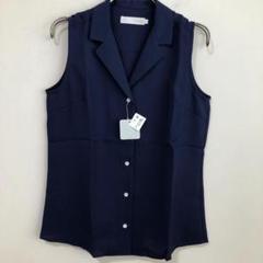 32198 Maker’s Shirt 鎌倉 ブラウス　レディース　紺　11号