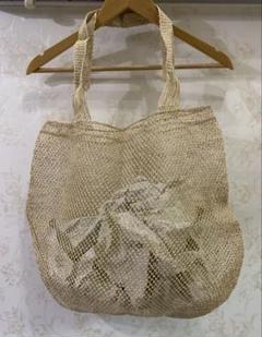 Tink　ラオス産バッグ　葛素材バッグ　中 Tink様専用 ラオス産バッグ 葛素材バッグ 中 - メルカリ