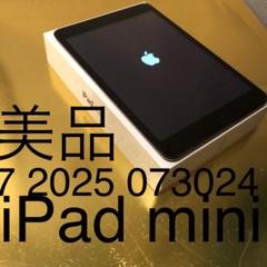 7 2025 073024 美品 iPad mini アイパッドミニ 黒ブラック