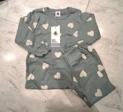 新品未使用　プチバトー　ハート柄コットンパジャマセット 楽天市場】ハートプリント長袖パジャマ PETIT BATEAU プチバトー