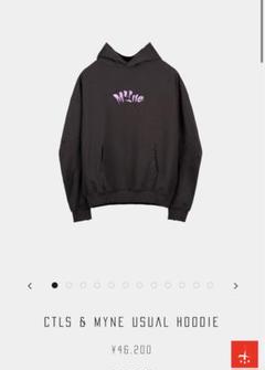 【完売品】CTLS & MYne Usual Hoodie コラボパーカーのサムネイル