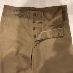 40s〜USA製　チノパン　初期バックポケットなし　 USMC ステンシル付 m16638946583_1.jpg?1738038520