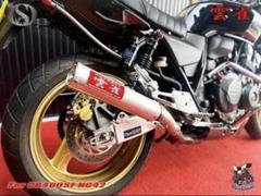 純正エキパイ対応 CB400SF NC42用 ワンズ管 雲雀 マフラー 純正エキパイ対応 CB400SF NC42用 ワンズ管 雲雀Ver スリップ