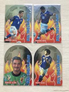 日本代表トレカ　カズ サッカー2022年日本代表トレカセット - メルカリ