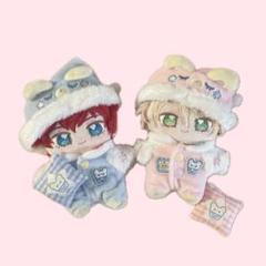 10cm 12cm パジャマ　ピンク　ぬい服　3点セット　ぬいぐるみ　あんスタ