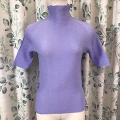 イッセイミヤケ PLEATS プリーツ ハイネック トップス 半袖