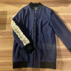 喜ばれる誕生日プレゼント フリル付きネイビーハーフコート MSGM 9号サイズ メルカリ - 40 ジャケット・アウター