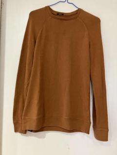 DENHAM ブラウン ラグランスリーブ トレーナー