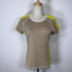 ★美品★ NIKE ナイキ ラグランスリーブ Tシャツ ベージュ/グリーン M