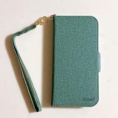 iPhone14pro/14pro MAX手帳型ケース グリーン