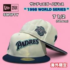 NEW ERA 59FIFTY パドレス 1998 ワールドシリーズ 限定712