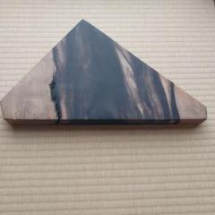 ことぴょん黒柿　高級　花台　無垢材 ことぴょん様専用黒柿 高級 花台 無垢材