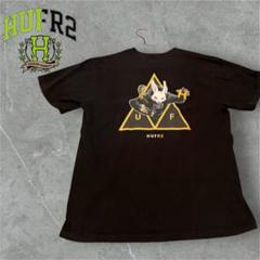 FR2×HUFコラボ ブラックスウェット 希少】HUFR2 FR2 HUF ハフ コラボ パーカー 黒 背面ロゴ M
