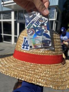 LAドジャース ワンピース　カードと麦わらストローハット LAドジャース ワンピース カードと麦わらストローハット - メルカリ
