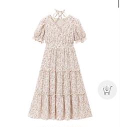 【美品】大きいサイズ クロス ティアードワンピース 4L 5L 6L 513250-1.jpg